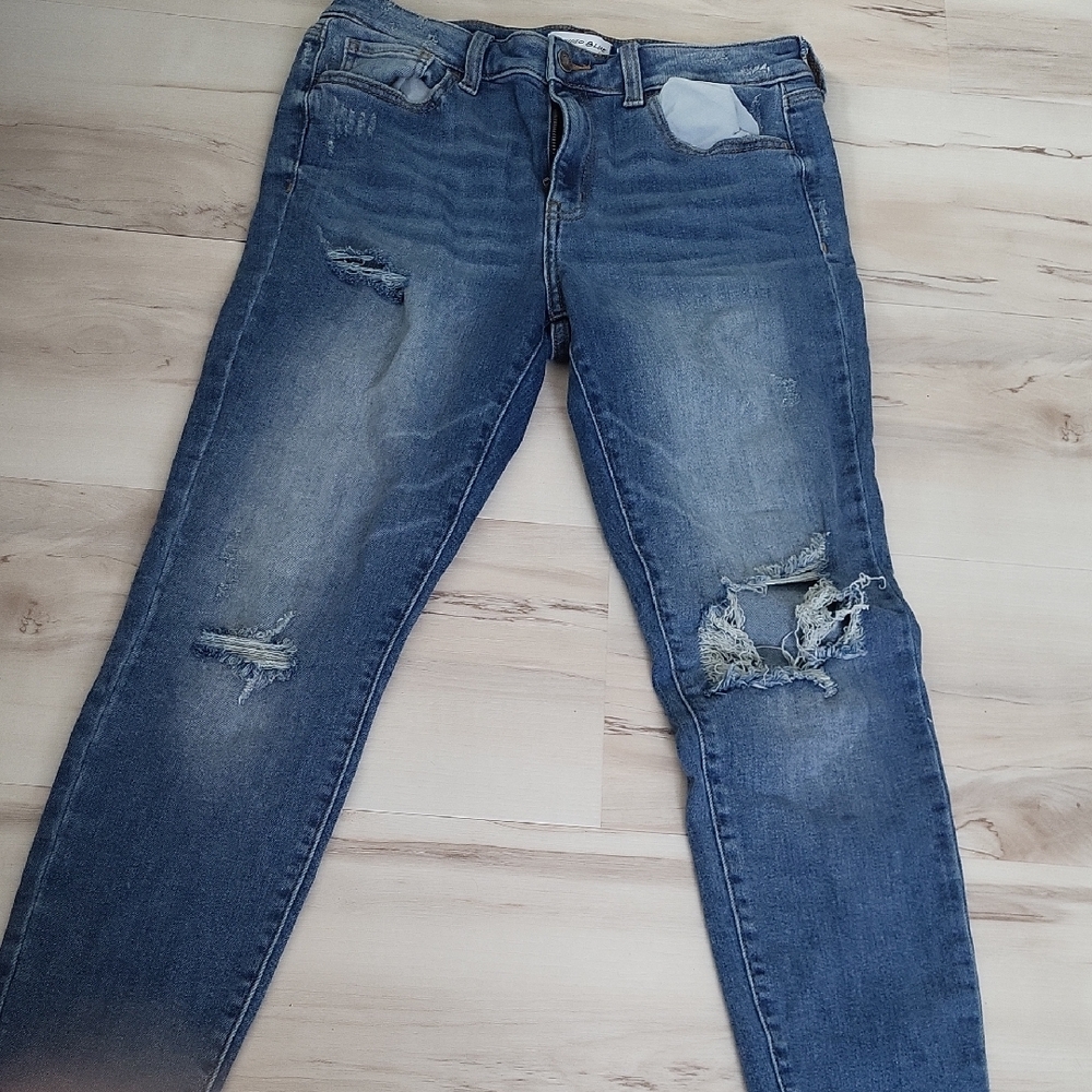 Distressed Blue Jeans for Women